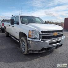 2014 CHEVROLET SILVERADO 2500HD, 6.0L VORTEC, 4X4, CREW CAB, LONG BED SN:1GC1KVCG9EF154957 HRS:12585