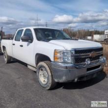 2013 CHEVROLET SILVERADO 2500 LS, 6.6L DURAMAX, 4X4, CREW CAB, LONG BED SN:1GC1KVC8XDF234131 HRS:875