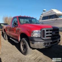 2006 FORD F-250 SUPERDUTY XL, 5.4L TRITON, 4X4, STANDARD CAB, LONG BED SN:1FTNF21556EC40120 MI:15423
