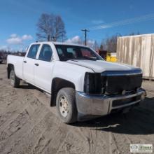 2014 CHEVROLET SILVERADO 2500HD, 6.0L VORTEC, 4X4, CREW CAB, LONG BED. UNKNOWN MECHANICAL PROBLEMS S