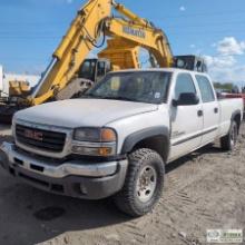 2006 GMC 2500HD, 6.6L DURAMAX, 4X4, CREW CAB, LONG BED