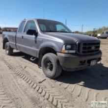2002 FORD F-250 SUPERDUTY XL, 7.3L DIESEL, 4X4, EXTENDED CAB, LONG BED