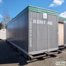 ENVIROVAC BATHROOM UNIT, WITH MEN'S AND WOMAN'S, WATER TANK, PUMP, SKID MOUNTED SN:83098WC-8