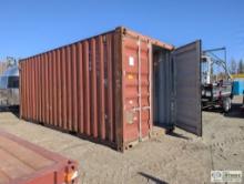 SHIPPING CONTAINER, CONEX  TYPE, 20FT, STEEL CONSTRUCTION