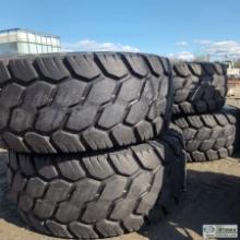 4 EACH. HEAVY EQUIPMENT TIRES, 26.5R25 BRIDGESTONE VJT