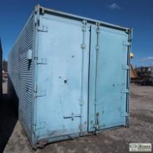REEFER SKID, APPROX 24FT LONG X 8FT WIDE X 8FT 6IN HIGH, WITH THERMO KING MODEL HKE3 REEFER UNIT