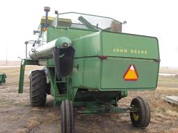 JD 7700 Diesel Combine, JD 224 24' Flex Head, JD 643 Corn Head
