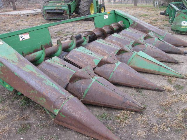 JD 7700 Diesel Combine, JD 224 24' Flex Head, JD 643 Corn Head