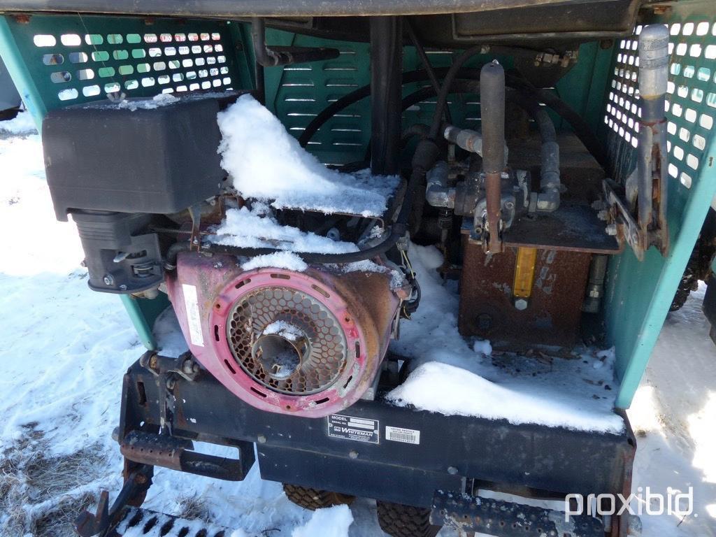 WHITEMAN WBH-16 CONCRETE EQUIPMENT SN240540 powered by gas engine, equipped with 16 cubic foot capac