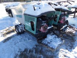 WHITEMAN WBH-16 CONCRETE EQUIPMENT SN240540 powered by gas engine, equipped with 16 cubic foot capac