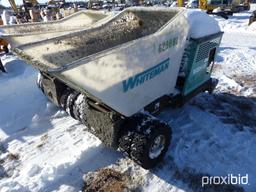 WHITEMAN WBH-16 CONCRETE EQUIPMENT SN240540 powered by gas engine, equipped with 16 cubic foot capac
