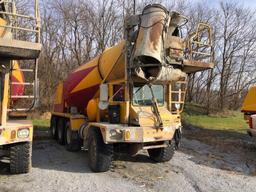 TEREX FD4000 CONCRETE MIXER TRUCK VN:736310 6x6, powered by diesel engine, equipped with Terex/Advan