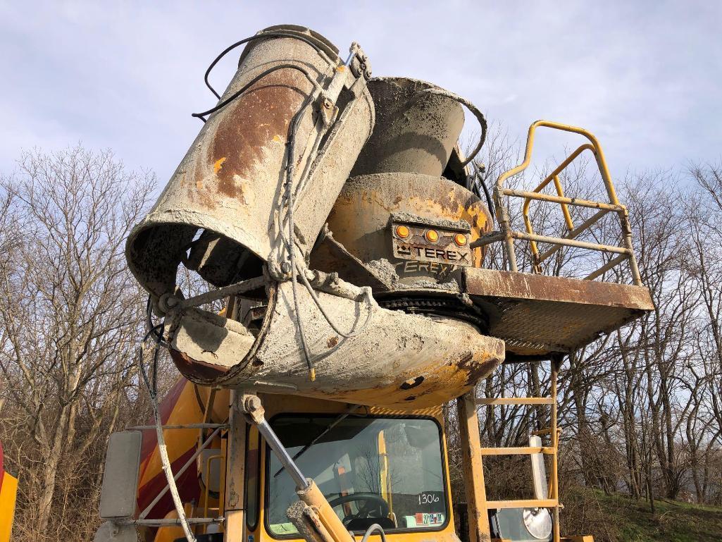 TEREX FD4000 CONCRETE MIXER TRUCK VN:736310 6x6, powered by diesel engine, equipped with Terex/Advan