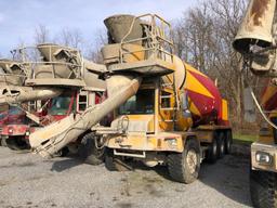 2003 ADVANCE CONCRETE MIXER TRUCK VN:009329 6x6, powered by Cummins diesel engine, equipped with Ter