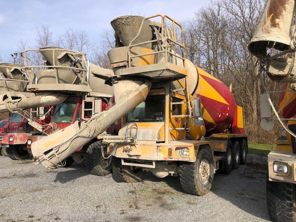 2003 ADVANCE CONCRETE MIXER TRUCK VN:009329 6x6, powered by Cummins diesel engine, equipped with Ter