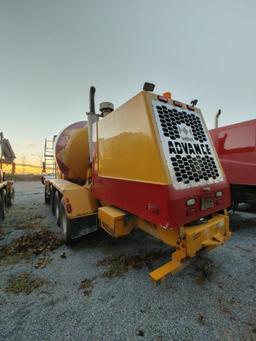 2003 ADVANCE CONCRETE MIXER TRUCK VN:009329 6x6, powered by Cummins diesel engine, equipped with Ter