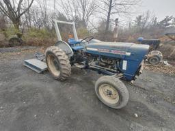 FORD 2000 UTILITY TRACTOR SN:C232357 powered by gas engine, equipped with ROPS, 3pt hitch, PTO, rear