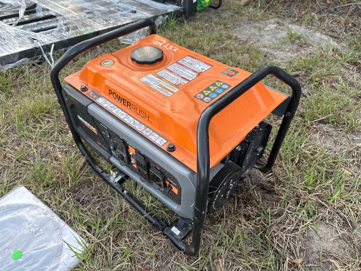 GENERAC 3600 WATT GENERATOR NEW SUPPORT EQUIPMENT