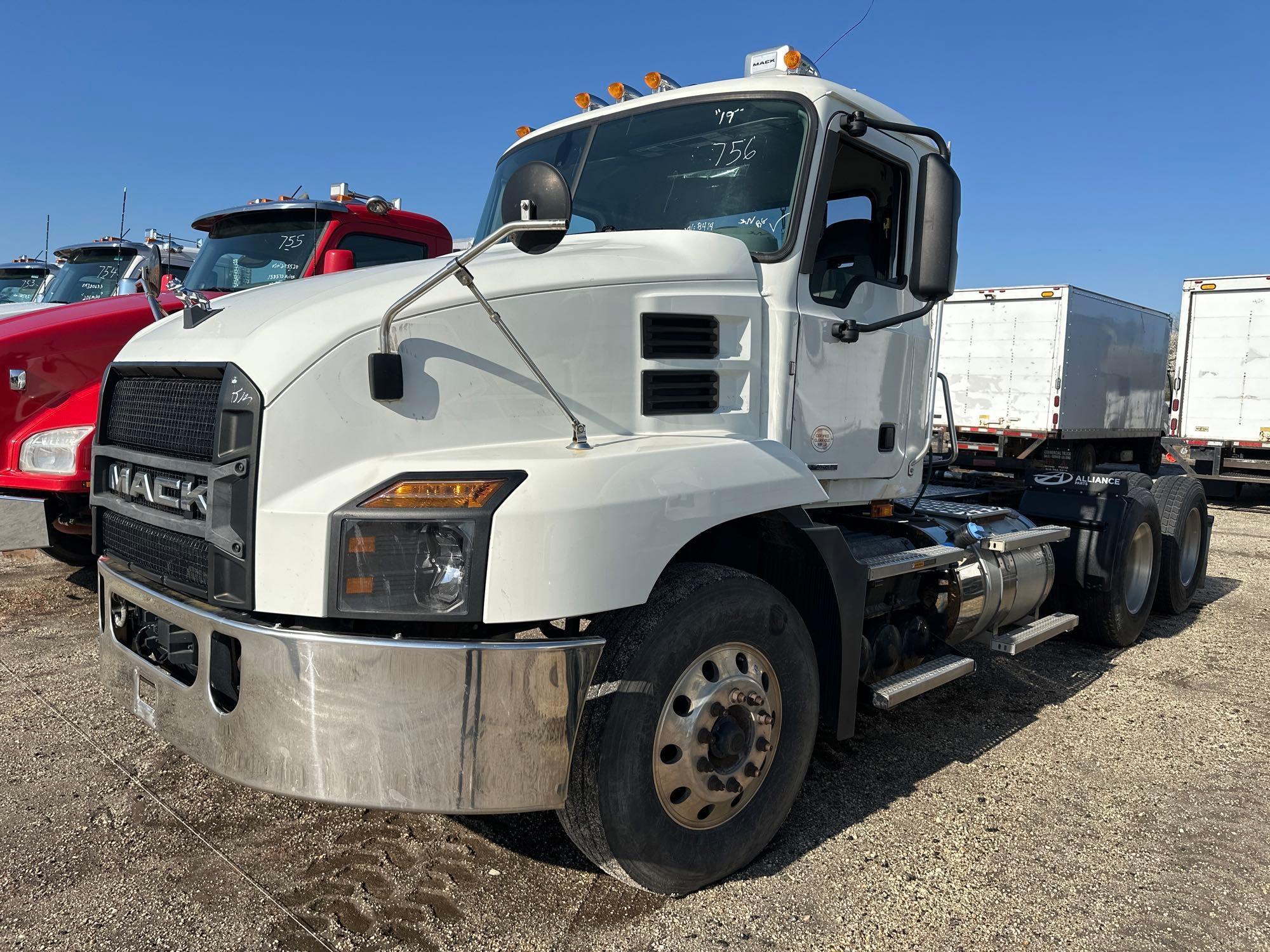 2019 MACK ANTHEM 64T TRUCK TRACTOR VIN:1M1AN4GY4KM008414 powered by Mack MP8 diesel engine, 505hp,