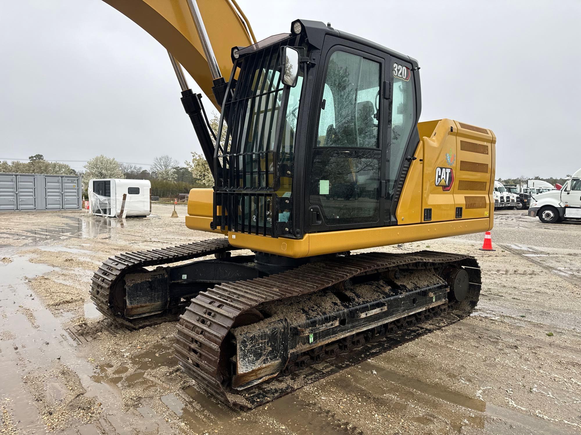 2022 CAT 320 2D HYDRAULIC EXCAVATOR SN:MYK10460 powered by Cat diesel engine, equipped with Cab,