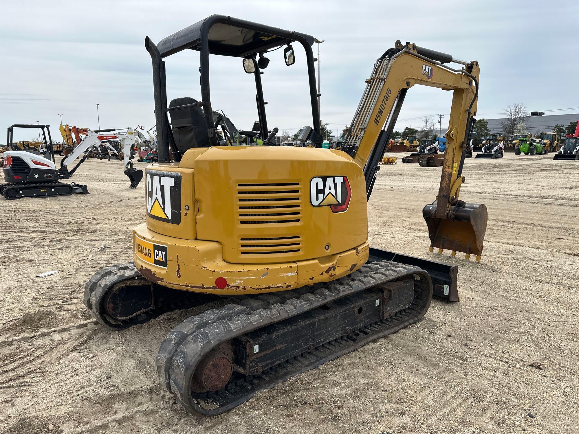 2018 CAT 305E2CR HYDRAULIC EXCAVATOR SN:H5M07815 powered by Cat diesel engine, equipped with Cab,