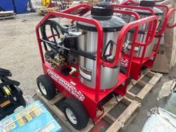 NEW EASY KLEEN MAGNUM GOLD PRESSURE WASHER powered by gas engine, equipped with 4000PSI, 12Volt,