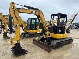 2018 CAT 305E2CR HYDRAULIC EXCAVATOR SN:H5M07298 powered by Cat diesel engine, equipped with Cab,