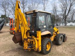 JCB 212S TRACTOR LOADER BACKHOE SN-1762283 4x4, powered by diesel engine, equipped with EROPS, rear