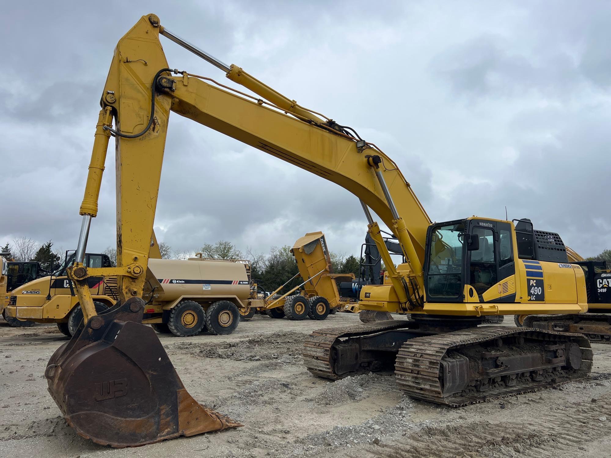 2018 KOMATSU PC490LC-11 HYDRAULIC EXCAVATOR SN:A41989 powered by Komatsu SAA6D125E-7 diesel engine,