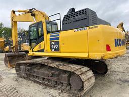 2018 KOMATSU PC490LC-11 HYDRAULIC EXCAVATOR SN:A41989 powered by Komatsu SAA6D125E-7 diesel engine,