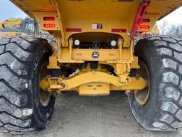 2013 JOHN DEERE 410E ARTICULATED HAUL TRUCK SN:1DW410ETLDE654828 6x6, powered by John Deere diesel