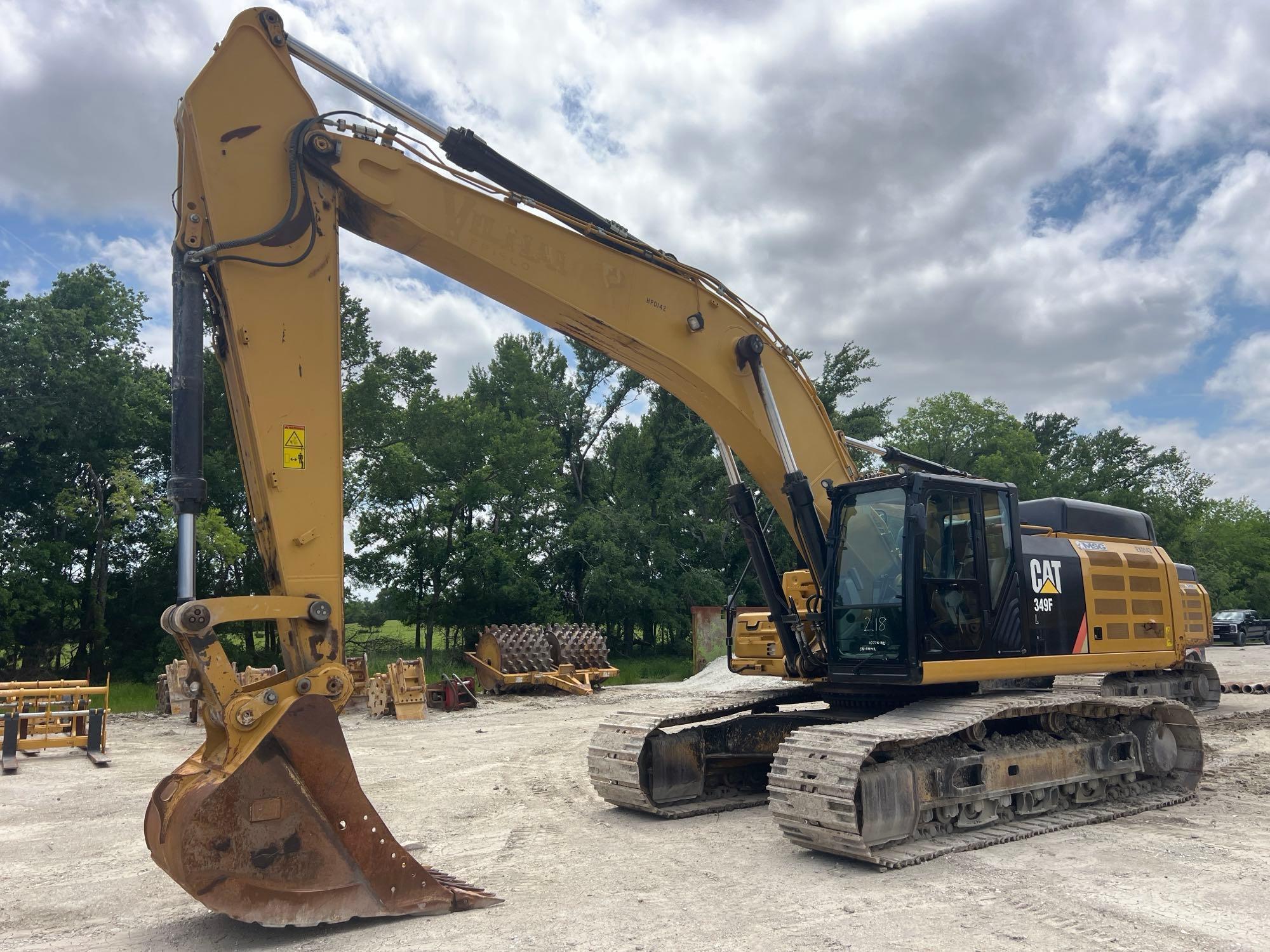 2014 CAT 349FL HYDRAULIC EXCAVATOR SN:CAT0349FHHPD00142 powered by Cat C13 diesel engine, 428hp,