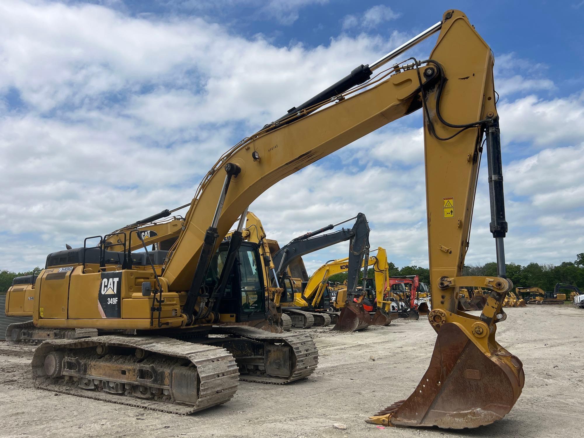 2014 CAT 349FL HYDRAULIC EXCAVATOR SN:CAT0349FHHPD00142 powered by Cat C13 diesel engine, 428hp,