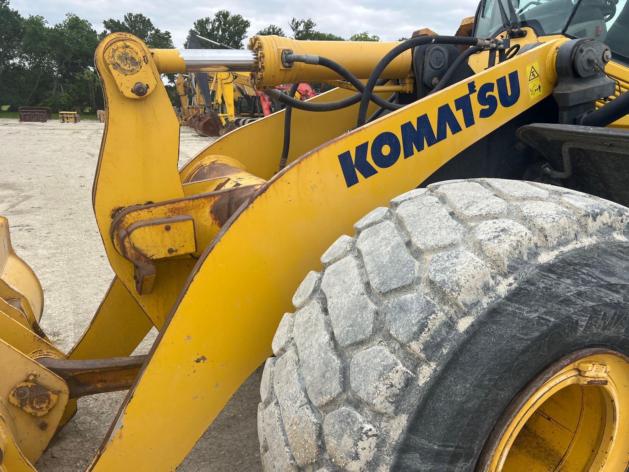 2018 KOMATSU WA470 RUBBER TIRED LOADER SN:9480 powered by Komatsu diesel engine, equipped with