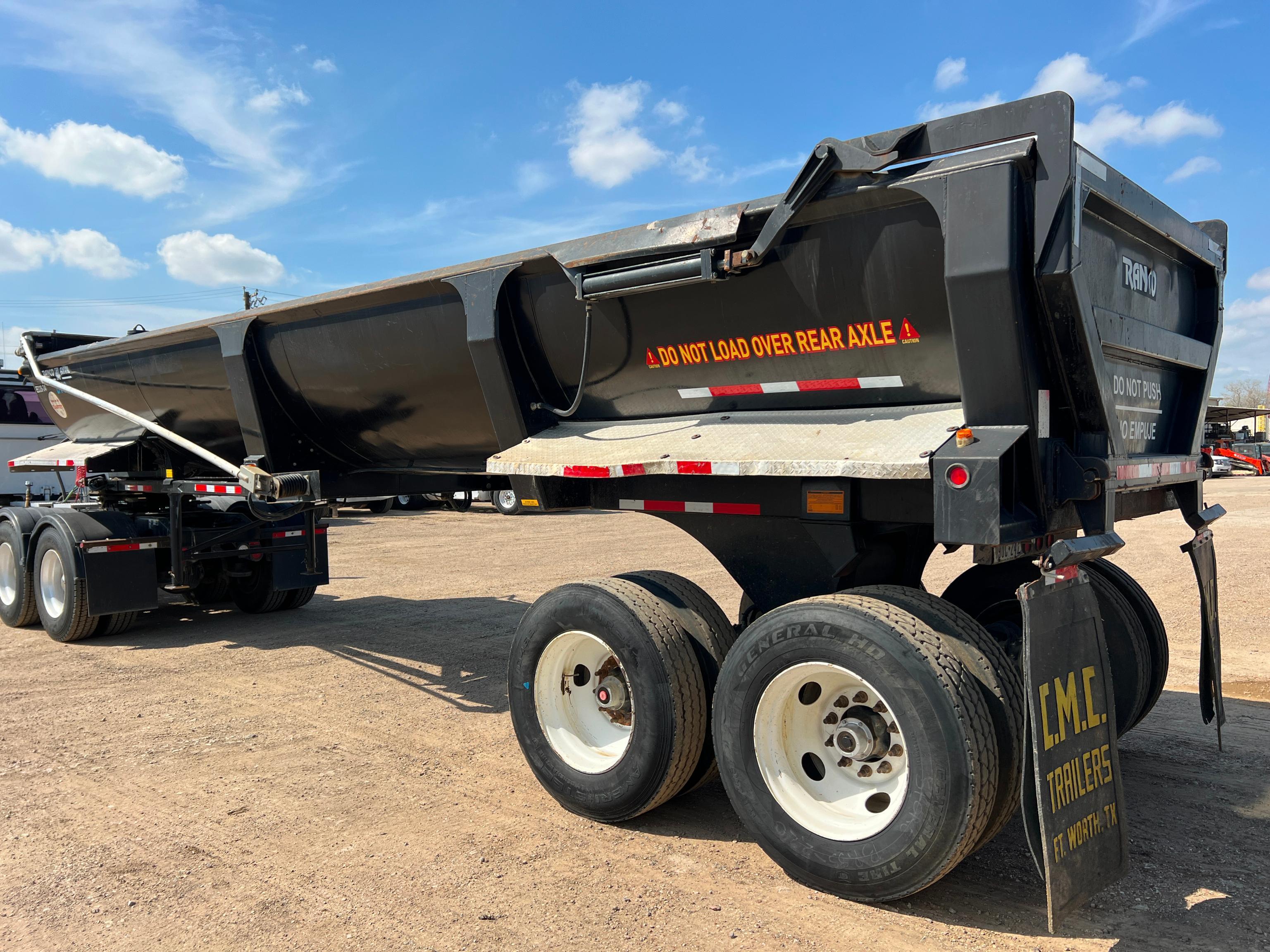 2017 RANCO ED26-34 DUMP TRAILER VN:1UNSD3420HL153142 equipped with 34ft. Dump body, 26 yard