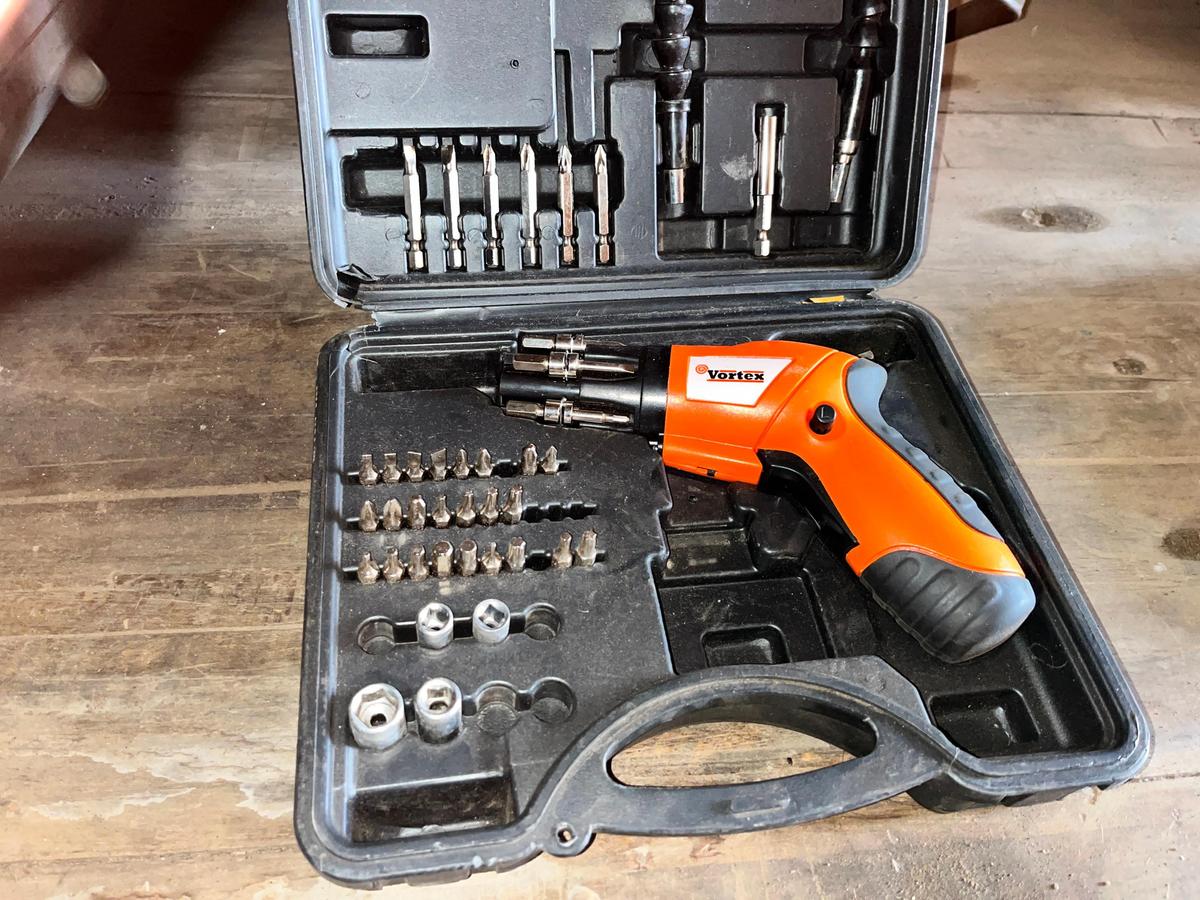 VORTEX CORDLESS SCREWDRIVER KIT SUPPORT EQUIPMENT