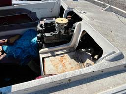 ARISTO CRAFT BOAT VN:N/A WITH S/A TRAILER, MERCRUISER IB/OB ENGINE, PARTS...No title, Sells Bill of