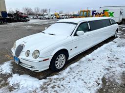 2001 JAGUAR S TYPE LIMOUSINE VN:SAJDA01PX1GL92067 powered by V8 gas engine, equipped with automatic