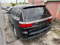 2012 DODGE DURANGO SPORT UTILITY VEHICLE VN:1C4RDJAG2CC213158 AWD, powered by 3.6 liter gas engine,