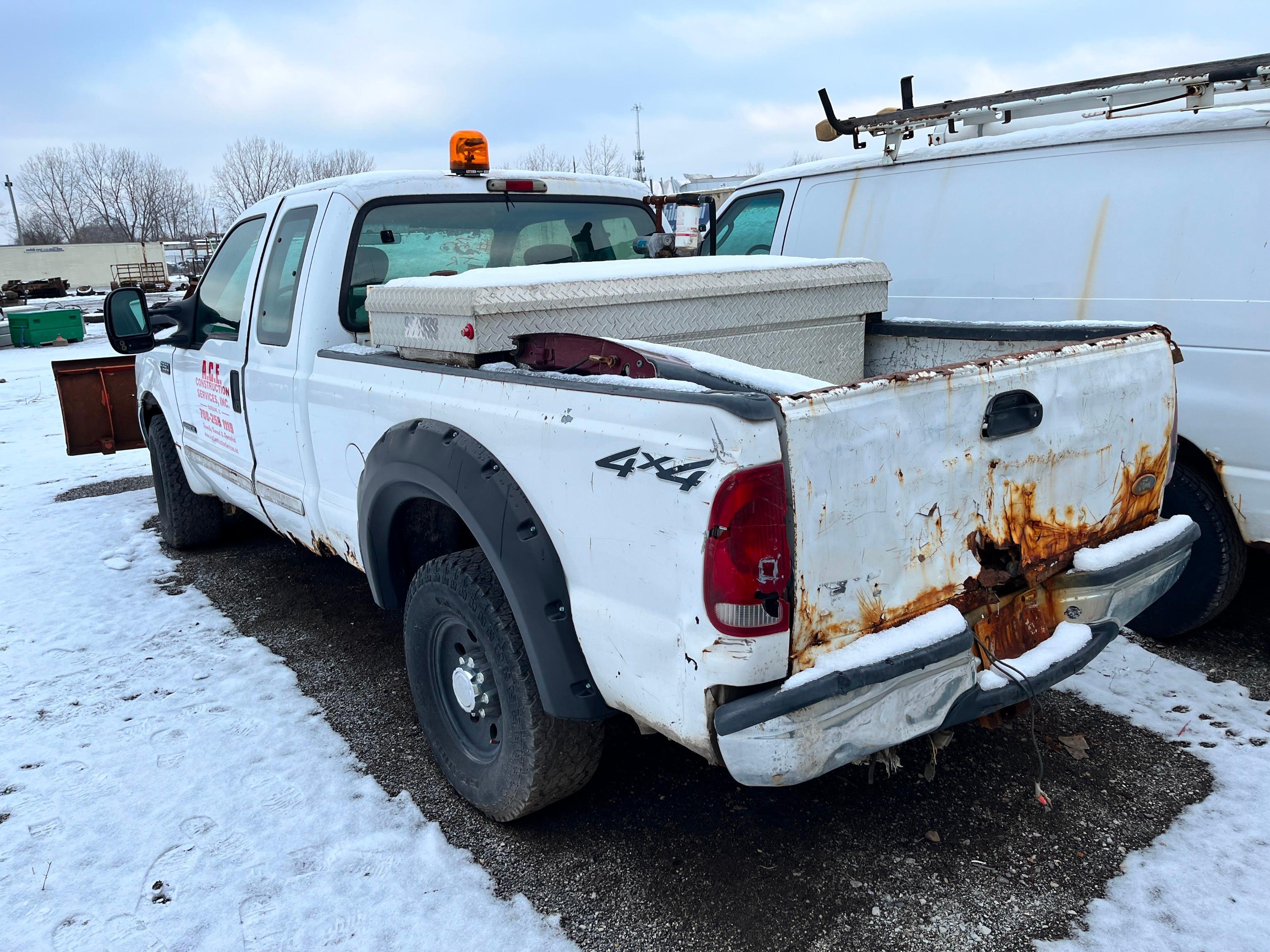 2002 FORD F250XLT SD PICKUP TRUCK VN: 1FTNX21F32EC57921 4x4, powered by Powerstrokw V8 diesel