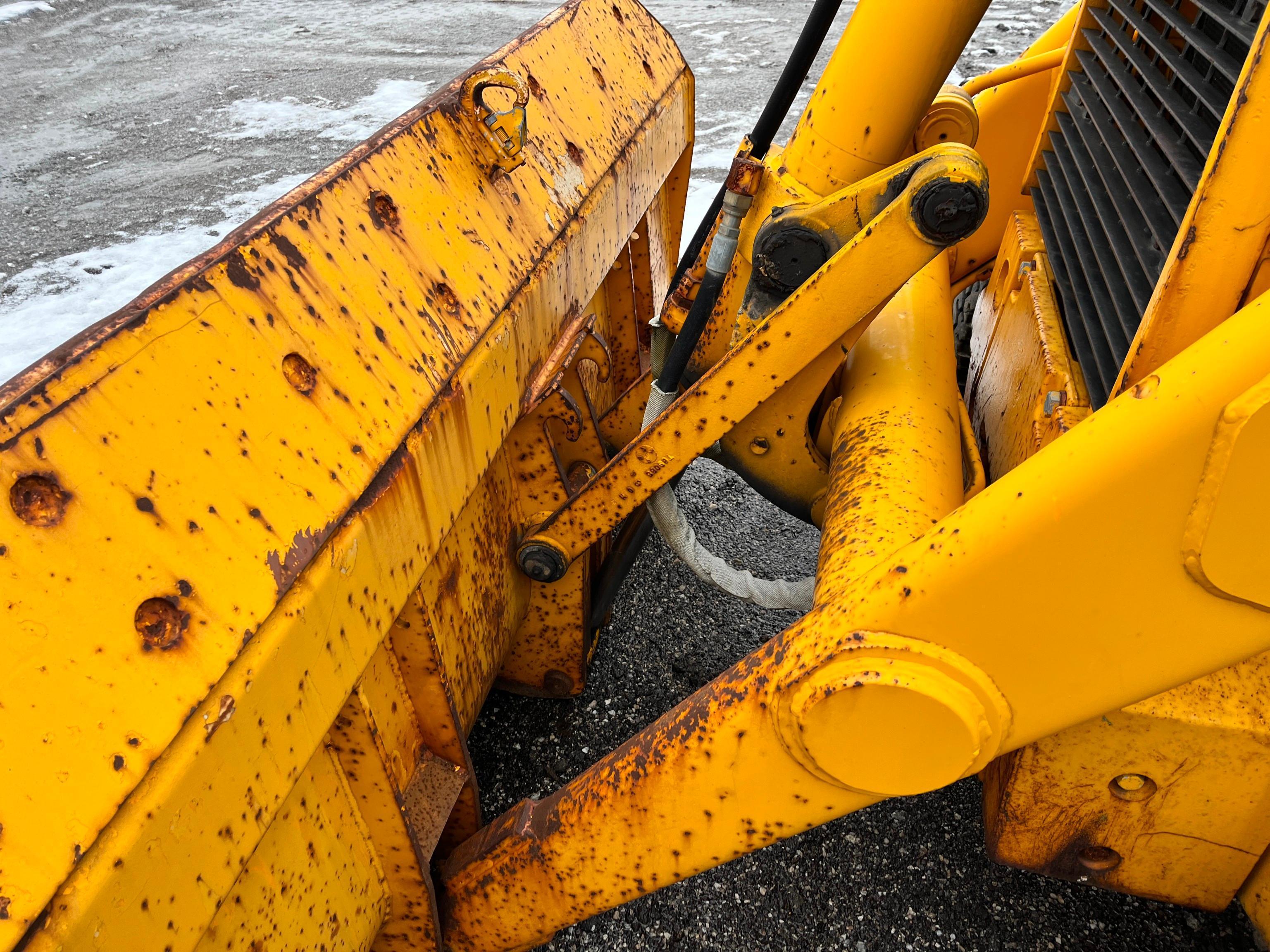 JOHN DEERE 710B TRACTOR LOADER BACKHOE SN:746783 powered by John Deere diesel engine, equipped with