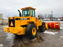 JOHN DEERE 544G RUBBER TIRED LOADER SN:559402 powered by John Deere diesel engine, equipped with