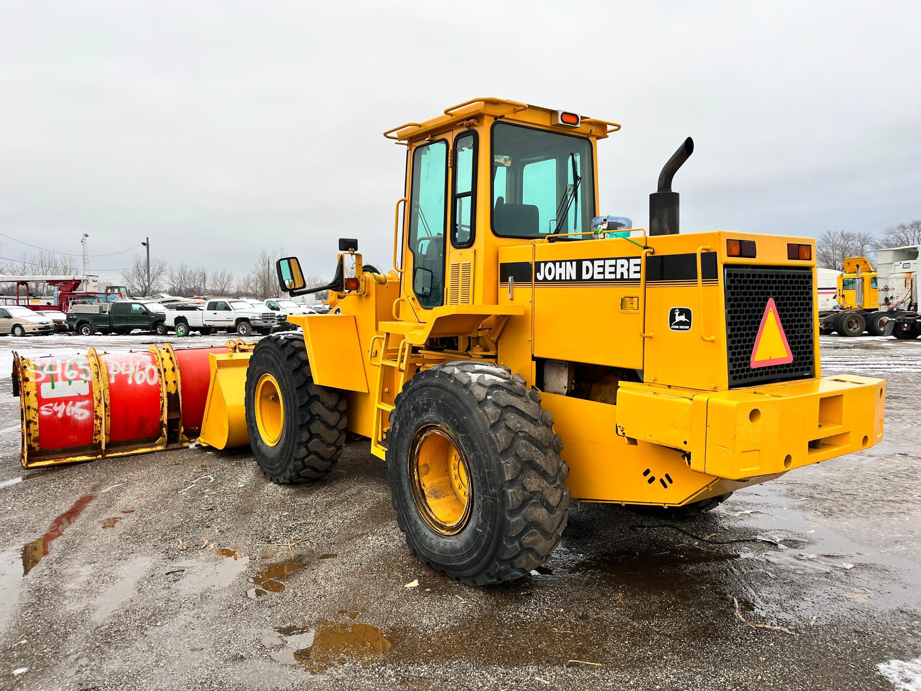 JOHN DEERE 544G RUBBER TIRED LOADER SN:559402 powered by John Deere diesel engine, equipped with