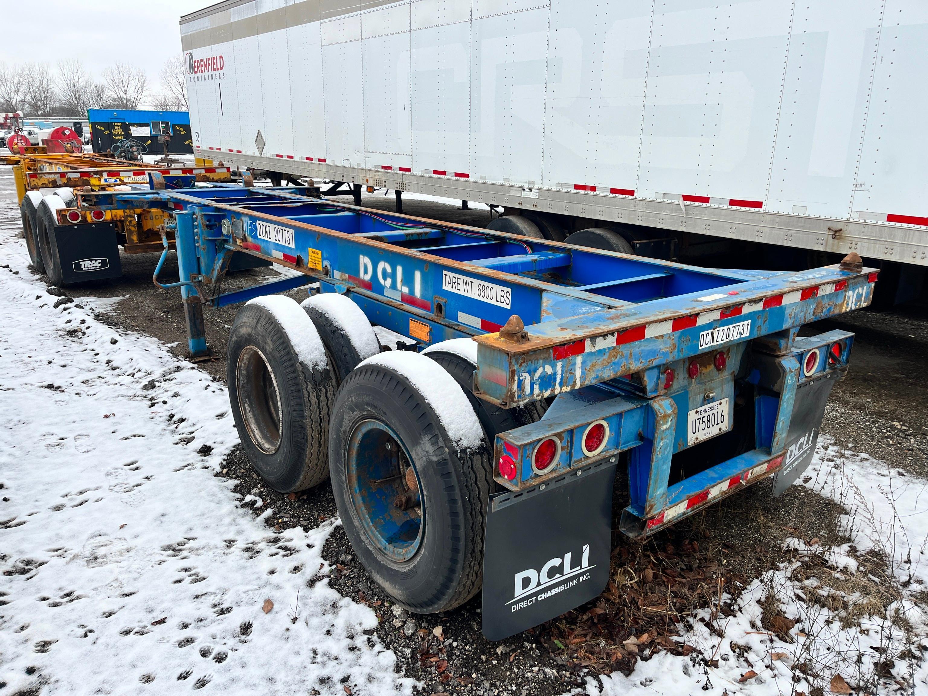 2007 CIMC SZJ9341TJZ02 CONTAINER TRAILER VN:LJRC2826X71001544 equipped with 52,910lb GVWR, spring