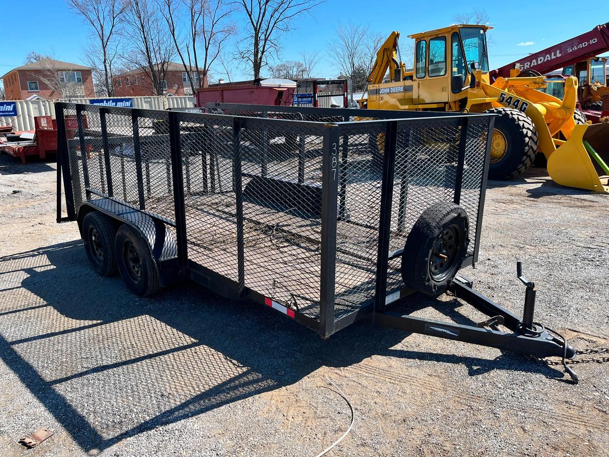 2022 GORILLA TRAILERS D6144M 6.4X14 T/A D6144M UTILITY TRAILER equipped with 6.4ft. X 14ft. Dump