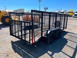 2022 GORILLA TRAILERS D6144M 6.4X14 T/A D6144M UTILITY TRAILER equipped with 6.4ft. X 14ft. Dump