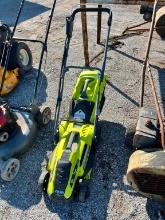 RYOBI 13" BATTERY POWERED LAWN MOWER SUPPORT EQUIPMENT