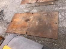 STEEL STREET PLATE, 10'X6'X1" ROAD PLATE