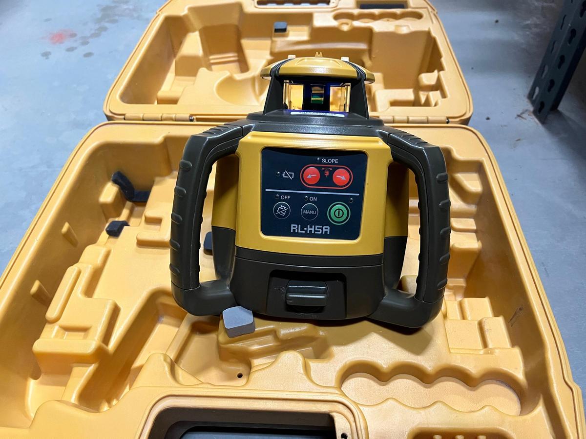 TOPCON RLH-5A ROTARY LASER SURVEY EQUIPMENT