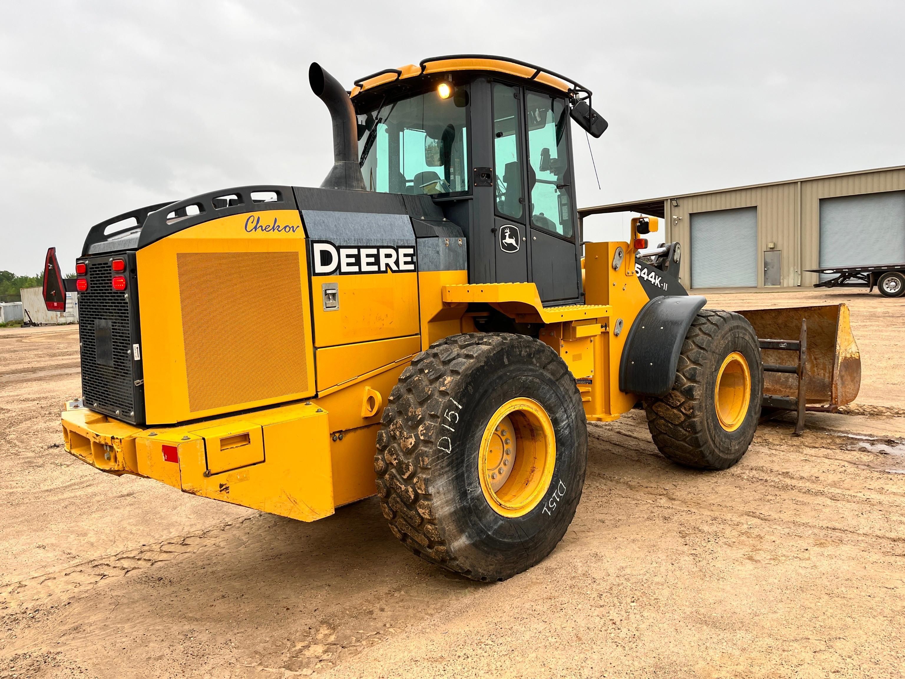 JOHN DEERE 544K SERIES II RUBBER TIRED LOADER SN:1DW544KZLHF685217 powered by John Deere diesel